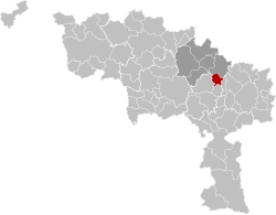 Manage Hainaut Belgium Map